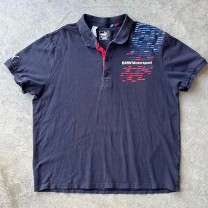 vintage y2k 00s bmw motorsports polo